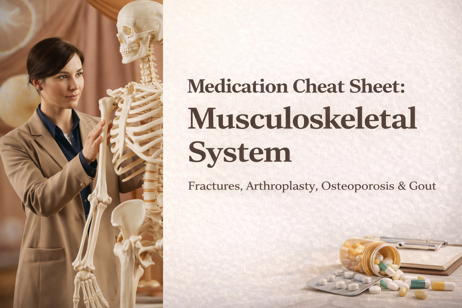 Medication Cheat Sheet: Musculoskeletal System