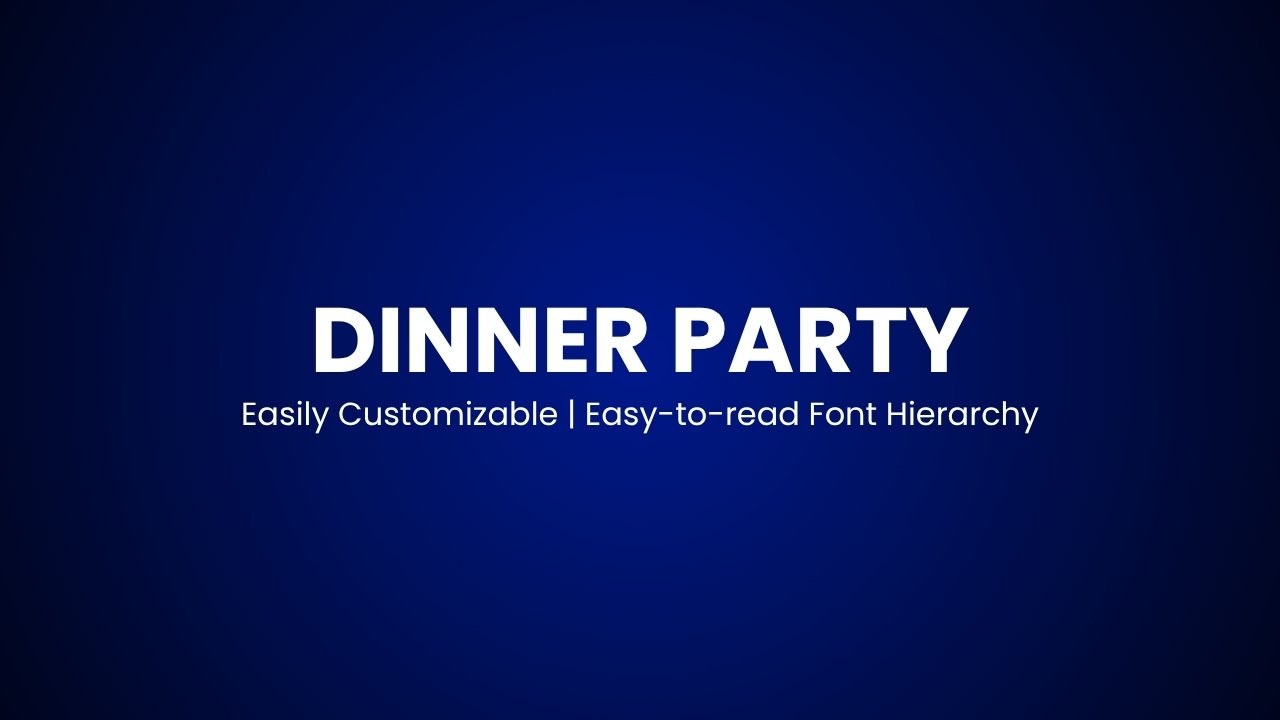 Elegant Dinner Party Invitation Template