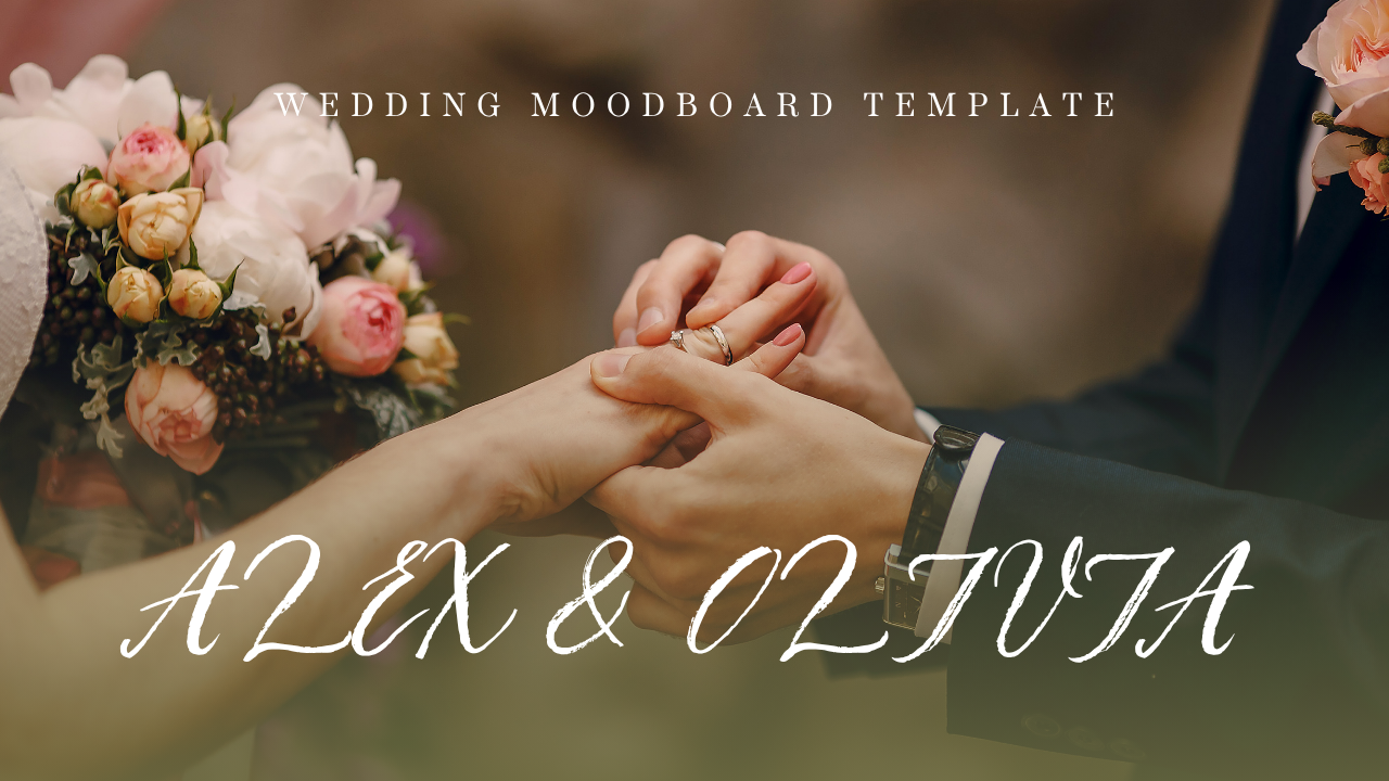 Alex & Olivia Rustic Wedding Moodboard Template