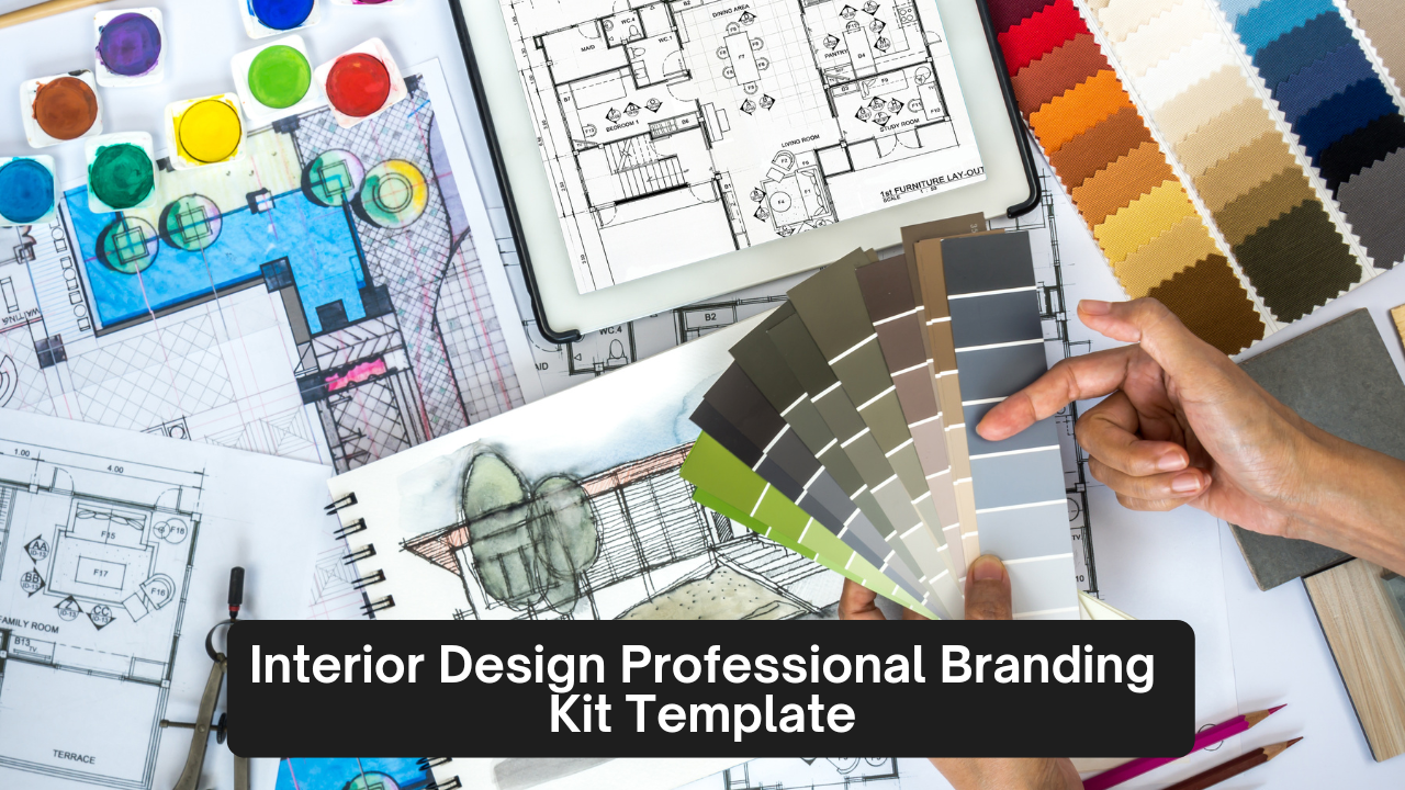 Interior Design Professional Branding Kit Template