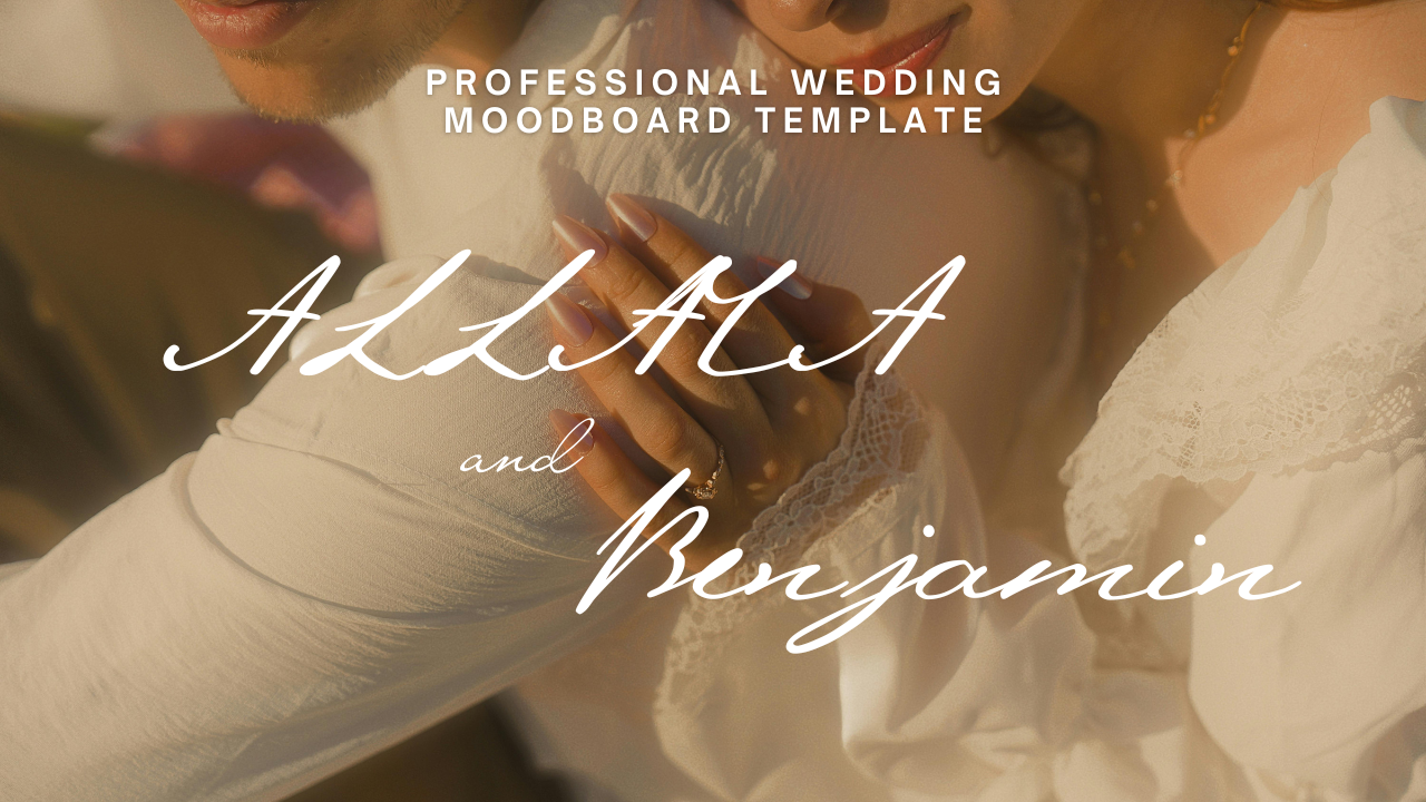 Professional Wedding Moodboard Template