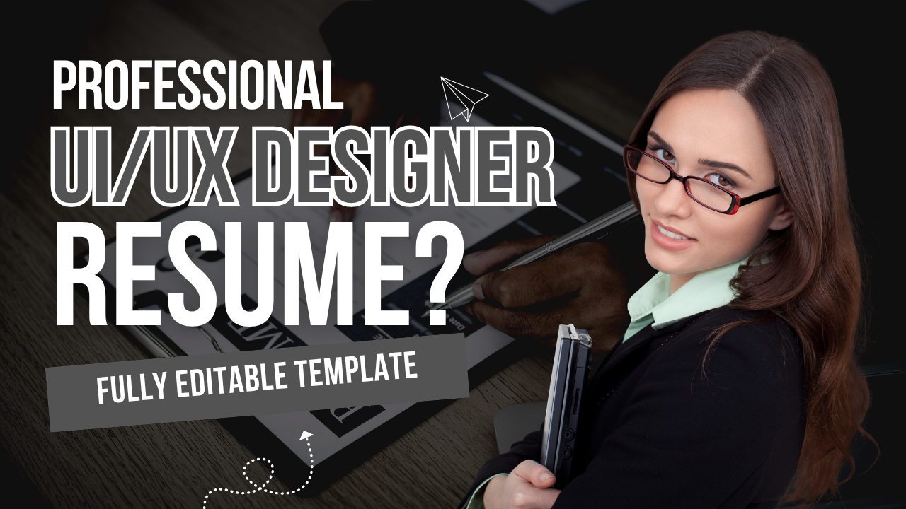 Takehiro Kanegi Professional UI/UX Designer Resume Template