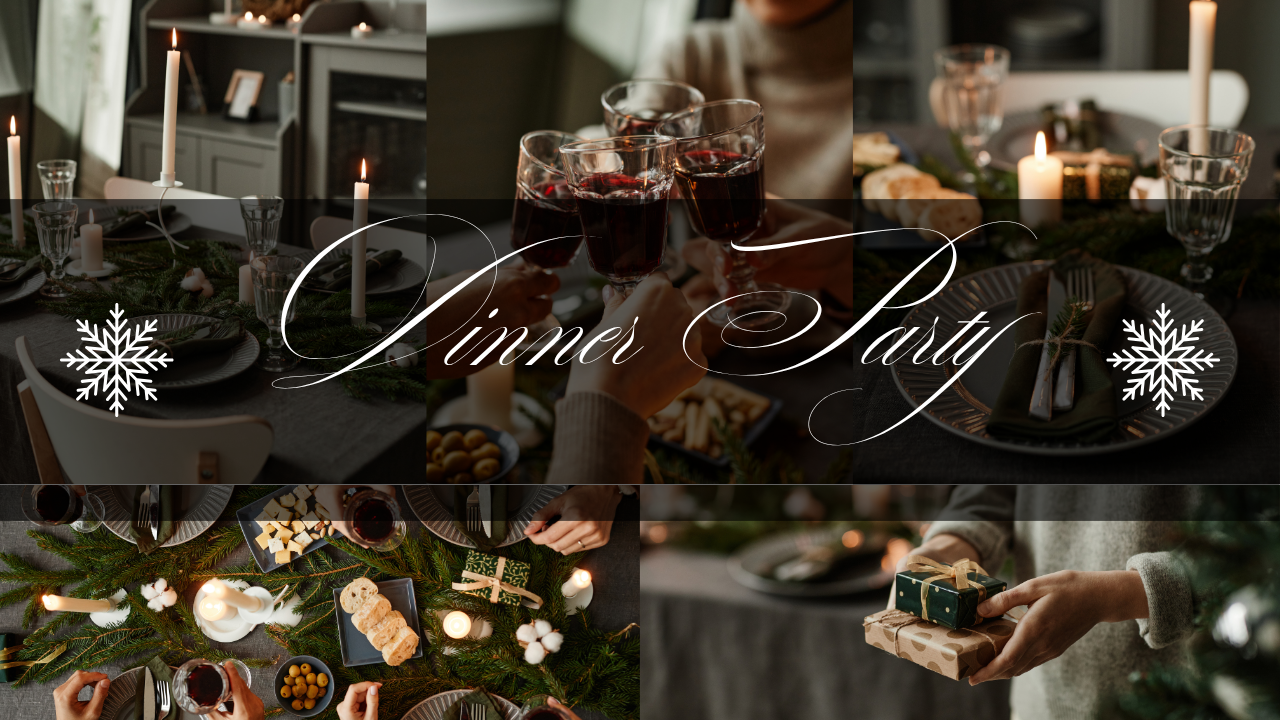 Elegant Dinner Party Invitation Template