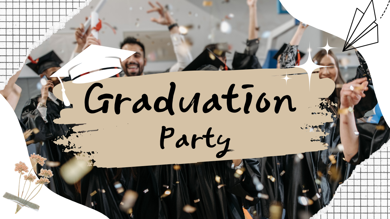 Elegant Graduation Party Invitation Template