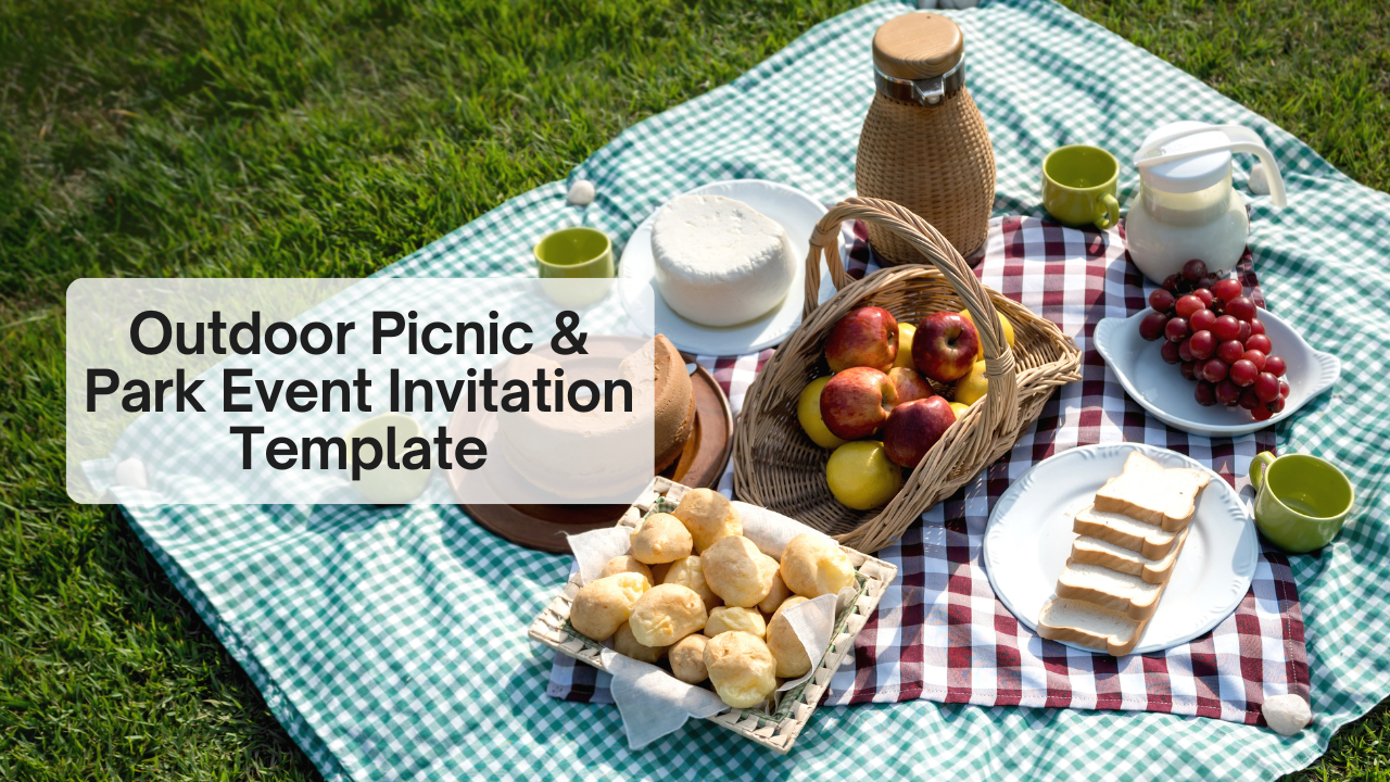 Outdoor Picnic & Park Event Invitation Template